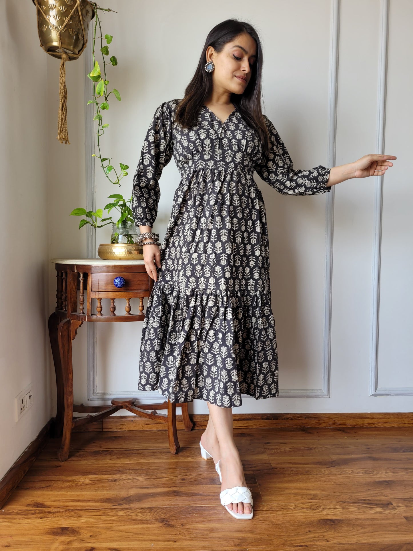 Pure Cotton Hand Block Printed Dress