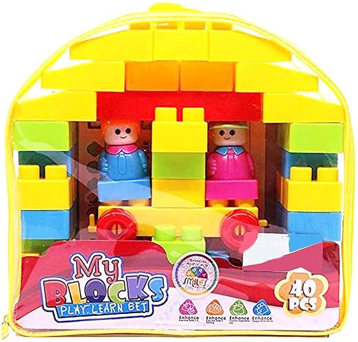 Building Blocks Educational 40 Pieces Multicolored Toy