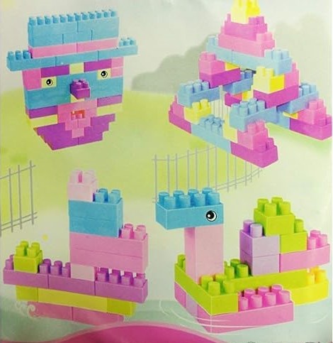 Building Blocks Educational 60 Pieces Multicolored Toy