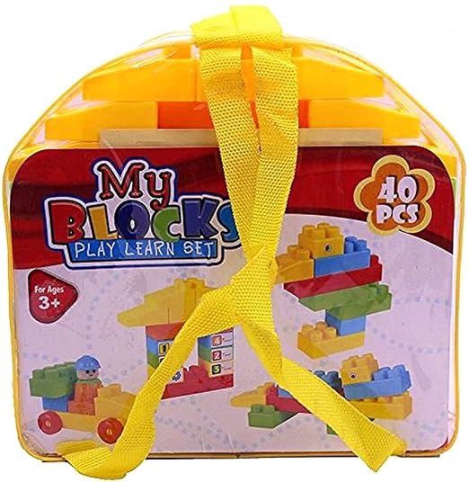 Building Blocks Educational 40 Pieces Multicolored Toy