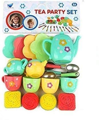 Tea Party Role Play Kitchen Set Toy for Kids