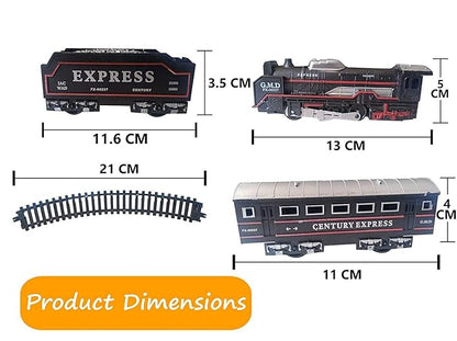 Battery Operated Musical Train Toy Set for Kids