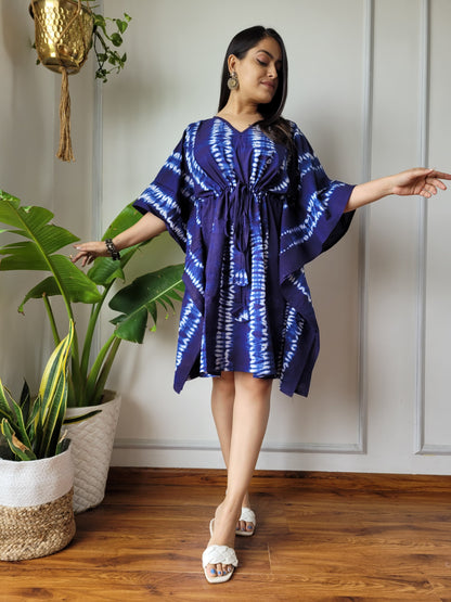 Pure Cotton Hand Block Printed Short Kaftan